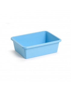 Tradineur - Bandeja mini rectangular para frigorífico, color aleatorio, capacidad 0.89  litros, 6,5 x 19,5 x 15 cm.