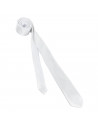 Tradineur - Corbata fina con longitud 75 cm - Fabricado en poliéster - Complemento para disfraces, carnaval, Halloween - Color B