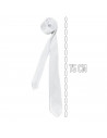 Tradineur - Corbata fina con longitud 75 cm - Fabricado en poliéster - Complemento para disfraces, carnaval, Halloween - Color B