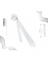 Tradineur - Corbata fina con longitud 75 cm - Fabricado en poliéster - Complemento para disfraces, carnaval, Halloween - Color B