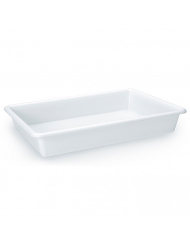 Tradineur - Bandeja frigorífica de almacenamiento, plástico, reutilizable, servir comida, aperitivos, fabricado en España - 13 l