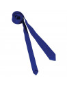 Tradineur - Corbata fina con longitud 75 cm - Fabricado en poliéster - Complemento para disfraces, carnaval, Halloween - Color A