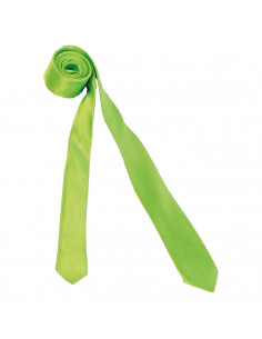 Tradineur - Corbata fina con longitud 75 cm - Fabricado en poliéster - Complemento para disfraces, carnaval, Halloween - Color V