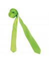 Tradineur - Corbata fina con longitud 75 cm - Fabricado en poliéster - Complemento para disfraces, carnaval, Halloween - Color V