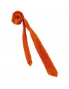 Tradineur - Corbata fina con longitud 75 cm - Fabricado en poliéster - Complemento para disfraces, carnaval, Halloween - Color N