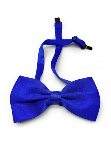 Tradineur - Pajarita de raso para disfraz, 100% poliéster, accesorio de carnaval, halloween, cosplay, fiestas, cumpleaños (Azul