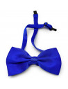 Tradineur - Pajarita de raso para disfraz, 100% poliéster, accesorio de carnaval, halloween, cosplay, fiestas, cumpleaños (Azul