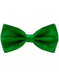 Tradineur - Pajarita de raso para disfraz, poliéster 100%, accesorio de carnaval, halloween, cosplay, fiestas, cumpleaños (Verde