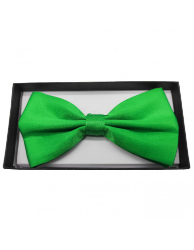 Tradineur - Pajarita de raso para disfraz, poliéster 100%, accesorio de carnaval, halloween, cosplay, fiestas, cumpleaños (Verde