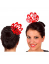 Tradineur - Peineta de plástico, complemento para disfraz, atuendo de sevillana, flamenca, carnaval, Halloween, cosplay, fiestas