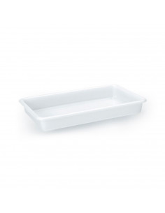 Tradineur - Bandeja para frigorífico blanca, bandeja para hostelería, 2,1 litros, medidas 34 x 20,5 x 4,5 cm