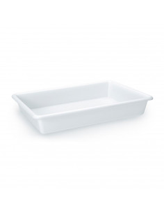 Tradineur - Bandeja para frigorífico blanca, bandeja para hostelería, 5,6  litros, medidas 36 x 27,3 x 9 cm