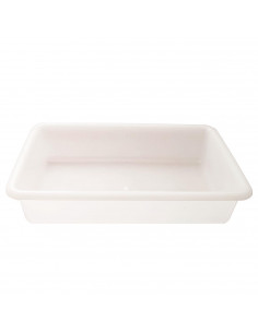 Tradineur - Bandeja frigorífica de almacenamiento, plástico, reutilizable, servir comida, aperitivos, fabricado en España - 4 li