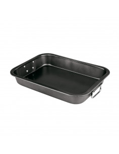 Lifestyle - Bandeja de horno antiadherente con asas, fuente de horno, de 39 x 29 cm