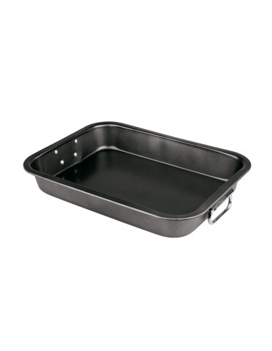 Lifestyle - Bandeja de horno antiadherente con asas, fuente de horno, de 39 x 29 cm