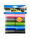 Tradineur - Pack de 10 rollos de bolsas higiénicas para excrementos de perro, recambios para dispensador de bolsas de caca, masc