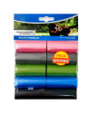Tradineur - Pack de 20 rollos de bolsas higiénicas para excrementos de perro, recambios para dispensador de bolsas de caca, masc
