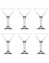 Tradineur - Set de 6 copas de cóctel Misket de cristal, copas para combinados, bebidas, elegantes, aptas para lavavajillas (17