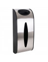 Dispensador de bolsas de 39.3 x 16,5 x 9 cm con apartado para guantes con soporte para pared. Surtidor de pared para sacos de pl
