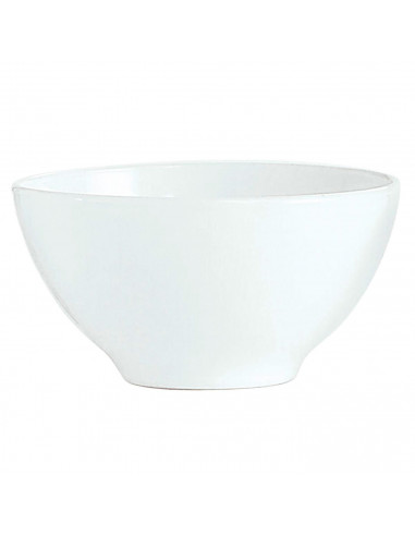 Tradineur - Tazón de vidrio opal, cuenco, bol para desayuno extra resistente, reciclable, postres, aperitivos, sopa, apto para l