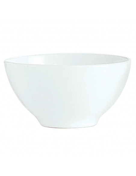 Tradineur - Tazón de vidrio opal, cuenco, bol para desayuno extra resistente, reciclable, postres, aperitivos, sopa, apto para l