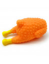 Tradineur - Juguete de goma con forma de pollo o muslo - Juguetes para animales domésticos - Sonido al apretar - 14/18 cm - Mode