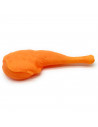 Tradineur - Juguete de goma con forma de pollo o muslo - Juguetes para animales domésticos - Sonido al apretar - 14/18 cm - Mode
