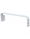 Tradineur - Tendedero extensible de acero para pared, 5 metros de tendido, soporte plegable para tender ropa, resistente, hogar