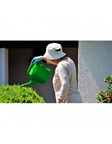 Tradineur - Regadera de plástico, fácil llenado, ligera y versátil, regar plantas, flores, interior y exterior, accesorio de jar