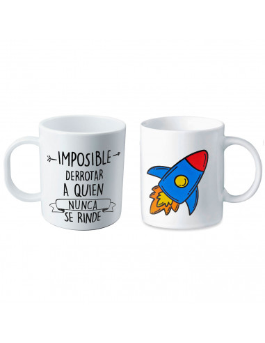 Tradineur - Taza de cerámica con dibujos y frases divertidas, taza para café, té, infusiones, desayuno, apta para lavavajillas y