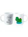 Tradineur - Taza de cerámica con dibujos y frases divertidas, taza para café, té, infusiones, desayuno, apta para lavavajillas y