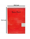 Tradineur - Cuaderno cuadriculado apaisado de 8º con encuadernación de espiral, libreta, bloc de notas con anilla, tapa de cartó
