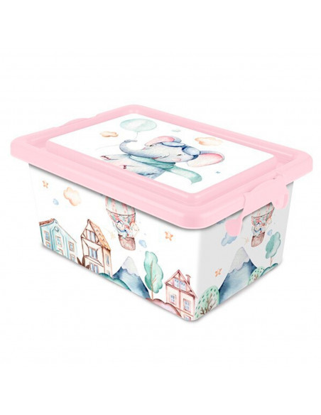 Tradineur Caja de almacenamiento Diseño Volar Capacidad de 3,7 Litros Fabricado en España - Contenedor para almacenar ju Tradineur Caja de almacenamiento Diseño Volar Capacidad de 3,7 Litros Fabricado en España - Contenedor para almacenar ju