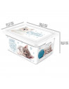 Tradineur  Caja de almacenamiento  Diseño Gatos  Capacidad de 13 Litros  Fabricado en España - Contenedor para almacenar jug