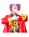 Tradineur - Corbata de payaso - Fabricado en poliéster - Accesorio para disfraces, carnaval, Halloween - Longitud de 55 cm - Dis
