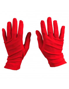 Tradineur - Guantes Largos de 25 cm - Fabricado en poliéster - Talla única para adultos - Ideal para carnaval o Halloween - Colo