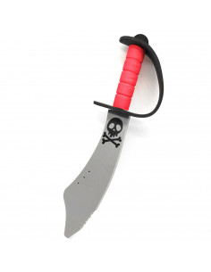 Tradineur - Espada pirata de espuma eva, sable de juguete para niños, complemento de disfraz de corsario, carnaval, Halloween, c