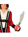 Tradineur - Espada pirata de espuma eva, sable de juguete para niños, complemento de disfraz de corsario, carnaval, Halloween, c
