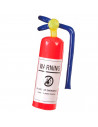 Tradineur - Extintor hinchable de plástico, accesorio inflable para disfraz de bombero, carnaval, Halloween, cosplay, fiestas, 5