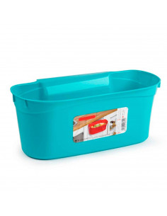 Tradineur - Cesta de plástico de color surtido, recogedora para múltiples usos, de 13 x 30 x 17 cm. Recogedor para distintos uso