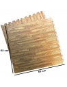 Tradineur - Pack de 4 baldosas de goma eva, grosor de 1 cm, esterilla, puzzle para suelo de gimnasio, fitness, yoga, alfombrilla