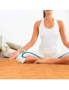 Tradineur - Pack de 4 baldosas de goma eva, grosor de 1 cm, esterilla, puzzle para suelo de gimnasio, fitness, yoga, alfombrilla