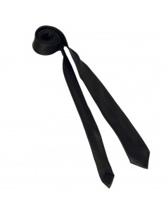 Tradineur - Corbata fina para adulto, 100% poliéster, accesorio para disfraz de carnaval, halloween, cosplay, fiestas, cumpleaño