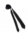 Tradineur - Corbata fina para adulto, 100% poliéster, accesorio para disfraz de carnaval, halloween, cosplay, fiestas, cumpleaño