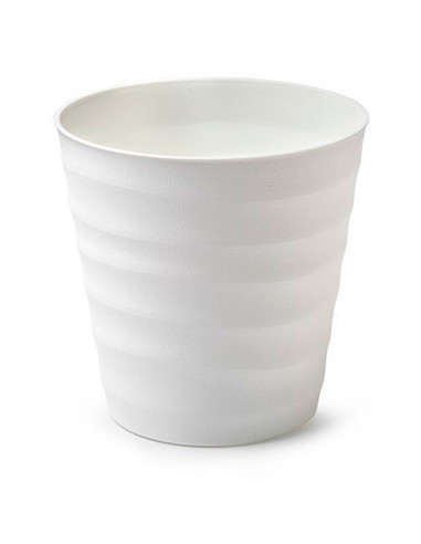 Tradineur - Maceta redonda - Diseño Desert (Ø 16 cm) - Fabricado en plástico - Ideal para jardín exterior, terraza o balcón - Co