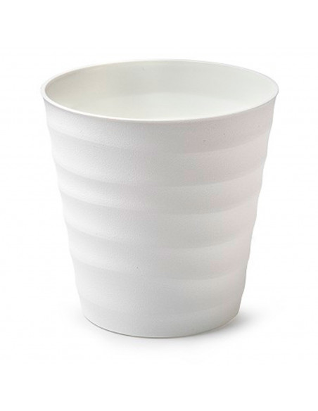 Tradineur - Maceta redonda - Diseño Desert (Ø 16 cm) - Fabricado en plástico - Ideal para jardín exterior, terraza o balcón - Co Tradineur - Maceta redonda - Diseño Desert (Ø 16 cm) - Fabricado en plástico - Ideal para jardín exterior, terraza o balcón - Co