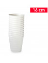Tradineur - Maceta redonda - Diseño Desert (Ø 16 cm) - Fabricado en plástico - Ideal para jardín exterior, terraza o balcón - Co