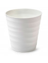 Tradineur - Maceta redonda - Diseño Desert (Ø 18 cm) - Fabricado en plástico - Ideal para jardín exterior, terraza o balcón - Co