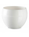 Tradineur - Maceta redonda - Diseño Coco (Ø 17 cm) - Fabricado en plástico - Ideal para jardín exterior, terraza o balcón - Colo