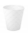Tradineur - Maceta redonda - Diseño Palm (Ø 16 cm) - Fabricado en plástico - Ideal para jardín exterior, terraza o balcón - Colo